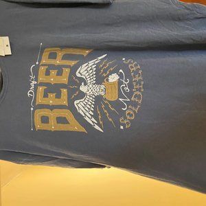Lucky Brand T - Draft Beer Not Soldiers- Size XXL